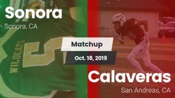 Matchup: Sonora vs. Calaveras  2019