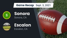 Recap: Sonora  vs. Escalon  2021