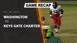 Recap: Washington  vs. KEYS GATE CHARTER 2015