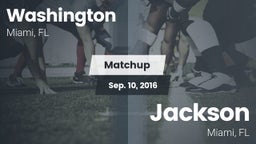 Matchup: Washington vs. Jackson  2016