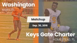 Matchup: Washington vs. Keys Gate Charter 2016