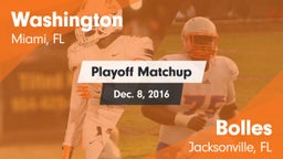 Matchup: Washington vs. Bolles  2016