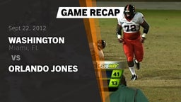 Recap: Washington  vs. Orlando Jones  2012