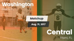 Matchup: Washington vs. Central  2017
