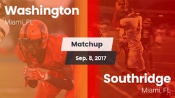 Matchup: Washington vs. Southridge  2017