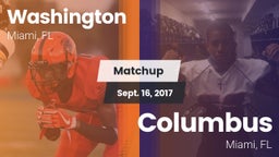 Matchup: Washington vs. Columbus  2017