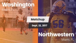 Matchup: Washington vs. Northwestern  2017