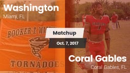 Matchup: Washington vs. Coral Gables  2017