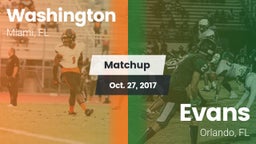 Matchup: Washington vs. Evans  2017