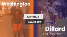 Matchup: Washington vs. Dillard  2018