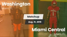 Matchup: Washington vs. Miami Central  2018