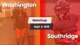 Matchup: Washington vs. Southridge  2018