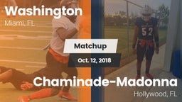 Matchup: Washington vs. Chaminade-Madonna  2018