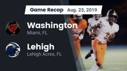 Recap: Washington  vs. Lehigh  2019