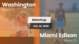 Matchup: Washington vs. Miami Edison  2020