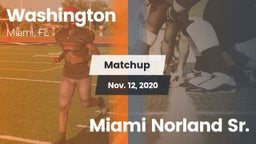 Matchup: Washington vs. Miami Norland Sr.  2020