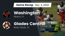 Recap: Washington  vs. Glades Central  2020