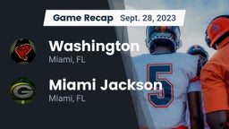 Recap: Washington  vs. Miami Jackson  2023