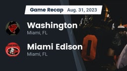 Recap: Washington  vs. Miami Edison  2023
