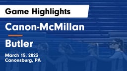 Canon-McMillan  vs Butler  Game Highlights - March 15, 2023