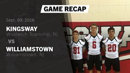 Recap: Kingsway  vs. Williamstown  2016