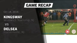 Recap: Kingsway  vs. Delsea  2016