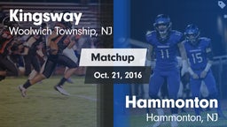 Matchup: Kingsway vs. Hammonton  2016