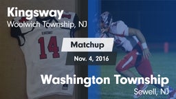Matchup: Kingsway vs. Washington Township  2016