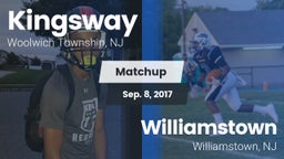 Matchup: Kingsway vs. Williamstown  2017