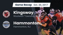 Recap: Kingsway  vs. Hammonton  2017