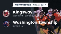 Recap: Kingsway  vs. Washington Township  2017