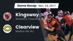 Recap: Kingsway  vs. Clearview  2017