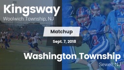 Matchup: Kingsway vs. Washington Township  2018