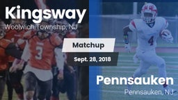 Matchup: Kingsway vs. Pennsauken  2018