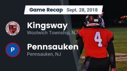 Recap: Kingsway  vs. Pennsauken  2018