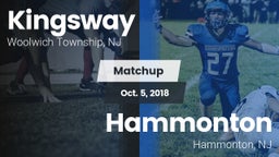 Matchup: Kingsway vs. Hammonton  2018