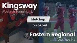 Matchup: Kingsway vs. Eastern Regional  2018