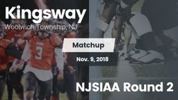 Matchup: Kingsway vs. NJSIAA Round 2 2018