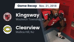 Recap: Kingsway  vs. Clearview  2018