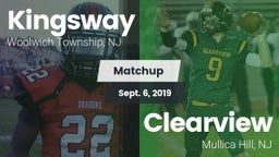 Matchup: Kingsway vs. Clearview  2019