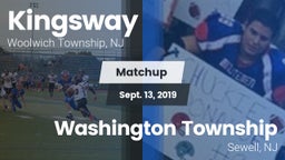 Matchup: Kingsway vs. Washington Township  2019