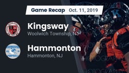 Recap: Kingsway  vs. Hammonton  2019
