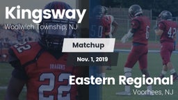 Matchup: Kingsway vs. Eastern Regional  2019