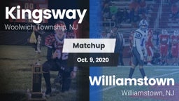 Matchup: Kingsway vs. Williamstown  2020