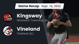 Recap: Kingsway  vs. Vineland  2022