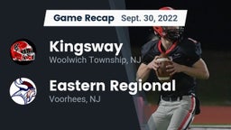 Recap: Kingsway  vs. Eastern Regional  2022