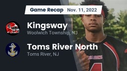Recap: Kingsway  vs. Toms River North  2022
