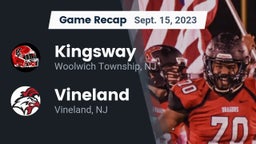 Recap: Kingsway  vs. Vineland  2023