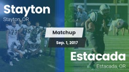 Matchup: Stayton vs. Estacada  2017