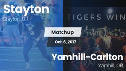 Matchup: Stayton vs. Yamhill-Carlton  2017